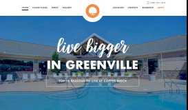 
							         Copper Beech Greenville: Student Apartments for Rent in North Carolina								  
							    
