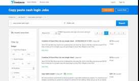 
							         Copy paste cash login Jobs, Employment | Freelancer								  
							    
