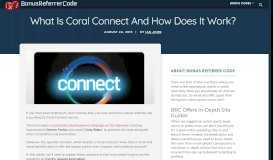 
							         Coral Questions: Is The Coral Connect Service Worth Joining?								  
							    