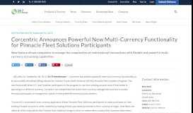 
							         Corcentric Announces Powerful New Multi-Currency ...								  
							    