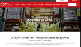 
							         Cordant Connect to Transform Candidate Journey | PMP ...								  
							    