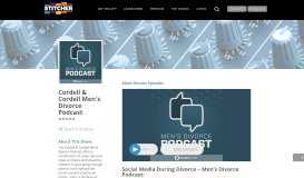 
							         Cordell & Cordell Men's Divorce Podcast | Listen via Stitcher for ...								  
							    