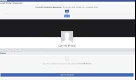 
							         Cordell Portal | Facebook								  
							    