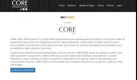 
							         CORE ELMS | Experiential Learning Management Software ...								  
							    