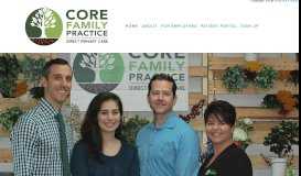 
							         Core Family Practice								  
							    