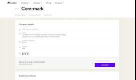 
							         Core-mark - Email Address Format & Contact Phone Number - Lusha								  
							    