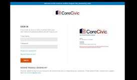 
							         CoreCivic - Partner Portal								  
							    