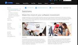 
							         Corel Solutions - Innovative software for business and education ...								  
							    