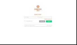 
							         Coretex 360 | Client Login								  
							    
