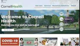 
							         Cornell Health								  
							    