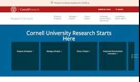 
							         Cornell University - Office of Sponsored Programs								  
							    