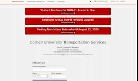 
							         Cornell University Transportation Services								  
							    