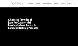 
							         Cornerstone Building Brands								  
							    
