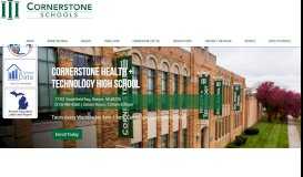 
							         Cornerstone Health +Technology High School - Cornerstone Schools								  
							    