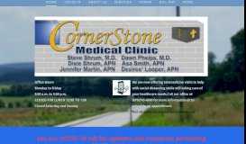 
							         Cornerstone Medical Clinic								  
							    
