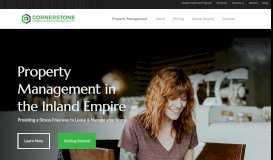 
							         Cornerstone Professional Property Management, Inc. in Riverside ...								  
							    