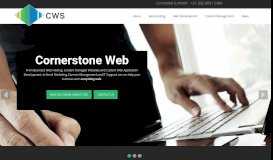
							         Cornerstone Web Solutions								  
							    