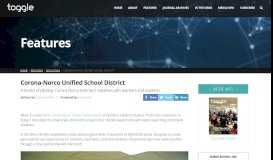 
							         Corona-Norco Unified School District - ToggleMAG								  
							    