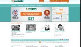 
							         Corporate Banking - IDBI Bank Corporate Banking Services								  
							    