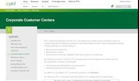 
							         Corporate Customer Centers - PTCL								  
							    