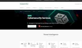 
							         Corporate Cyber Security Services | Kaspersky Lab								  
							    