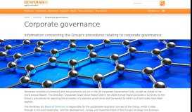 
							         Corporate governance - Renishaw								  
							    