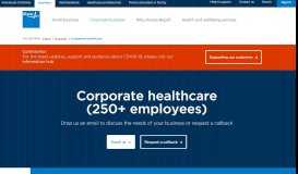 
							         Corporate health insurance | Business healthcare | Bupa UK								  
							    
