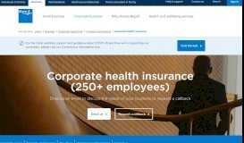 
							         Corporate health insurance for over 250 employees | Bupa UK								  
							    