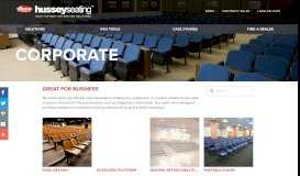
							         Corporate — Hussey Seating Company								  
							    