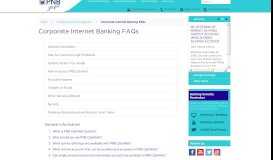 
							         Corporate Internet Banking FAQs - Philippine National Bank								  
							    