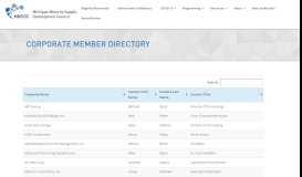 
							         Corporate member directory – Michigan Minority Supplier ...								  
							    