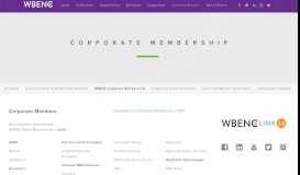 
							         Corporate Membership — WBENC								  
							    