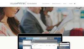 
							         Corporate mobility portal - routeRANK for business								  
							    
