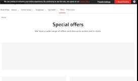 
							         Corporate Offers - Terms and Conditions - Vision Express								  
							    