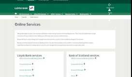 
							         Corporate Online Banking - Lloyds Bank Commercial Banking								  
							    