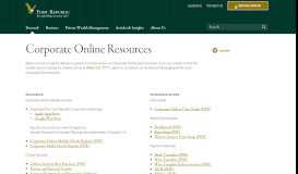 
							         Corporate Online Resources | First Republic Bank								  
							    