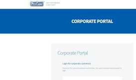 
							         Corporate Portal - ProCase								  
							    