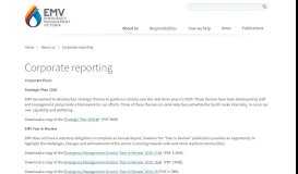 
							         Corporate reporting | Emergency Management Victoria								  
							    