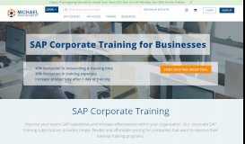 
							         Corporate SAP Training from Michael Management								  
							    