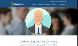 
							         Corporate Secretary Software | BoardEffect								  
							    