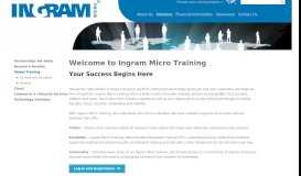 
							         Corporate site - Global Training - Ingram Micro								  
							    
