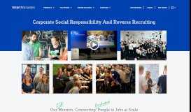 
							         Corporate Social Responsibility | Reverse Recruiting | SmartRecruiters								  
							    