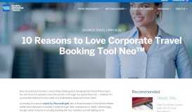 
							         Corporate Travel Booking Tool Neo | American Express ...								  
							    