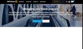 
							         Corporate Travel Management - SAP Concur								  
							    