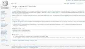 
							         Corps of Commissionaires - Wikipedia								  
							    