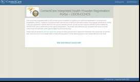 
							         CorrectCare Integrated Health Provider Registration Portal – CDCR ...								  
							    