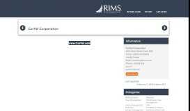 
							         CorVel Corporation - RIMS Marketplace								  
							    