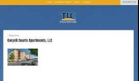 
							         Coryell Courts Apartments, LLC - TLC Properties								  
							    
