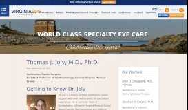 
							         Cosmetic Eye Surgeon Norfolk Virginia Beach VA Thomas J Joly MD ...								  
							    
