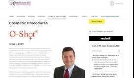 
							         Cosmetic Procedures | Dr. Jose Nodarse MD | O-Shot | ThermiVa								  
							    
